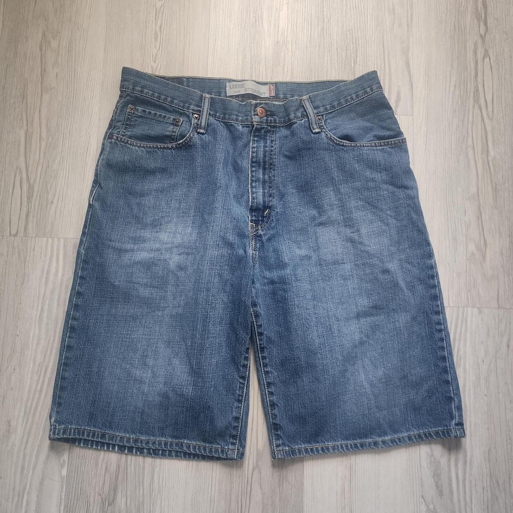 Vintage Y2K Levi's 501 blue denim jorts, Size 36